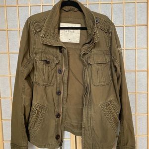 Abercrombie & Fitch green jacket Small size